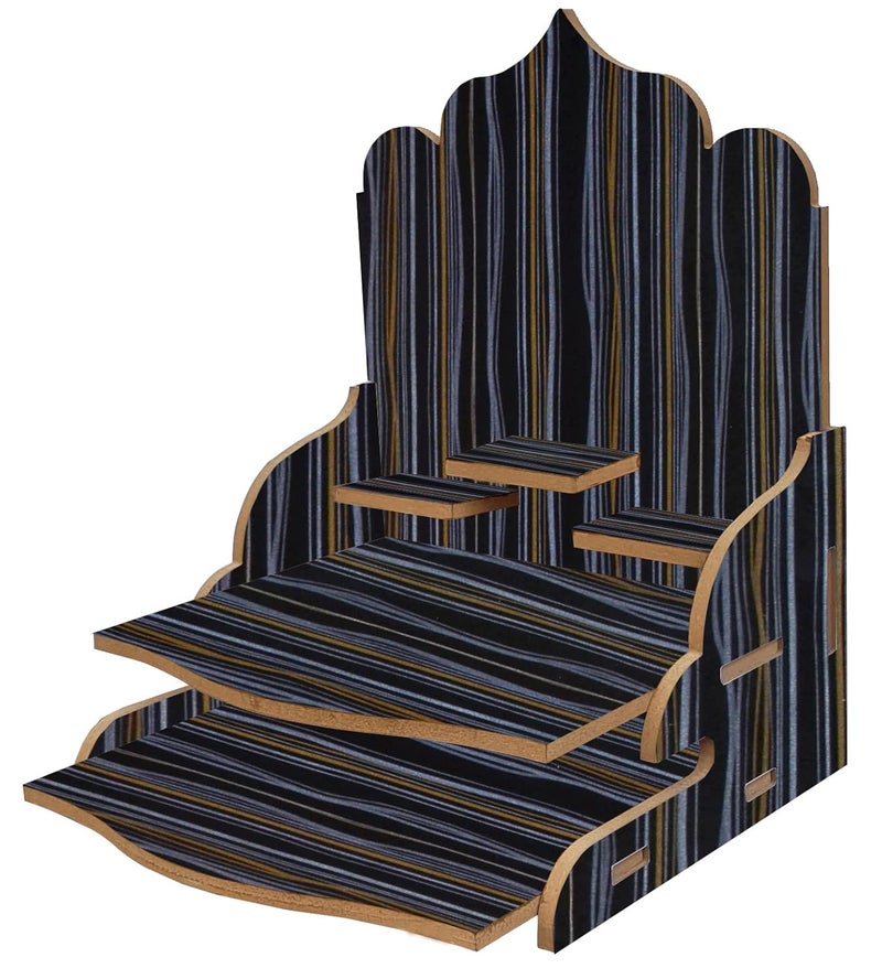 LINGAZ Rajasthani Ethnic Handcrafted Wooden MandirTemplePooja GharMandapam - Image 3