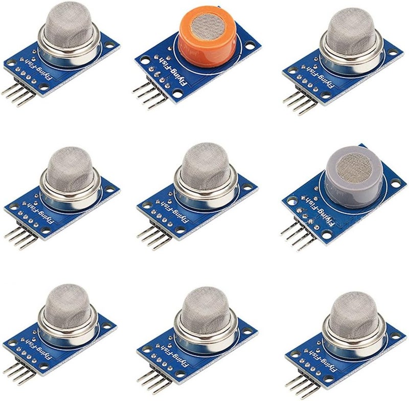 BAITHNA 9 in 1 MQ Sensor Modules Kit Project Super Starter Kits for Gas Detection - Image 4