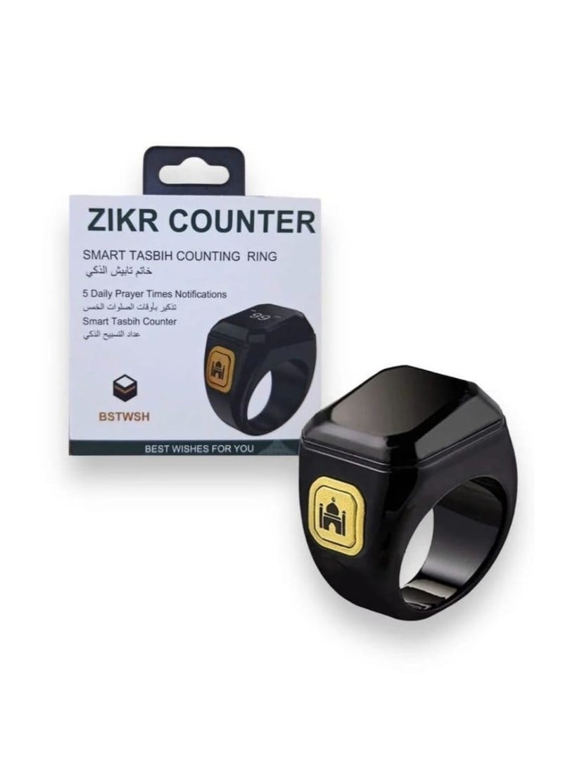 BSTWSH Smart Tasbih Ring for Men and Women Bluetooth Male, with App Control Size 20 - Image 2