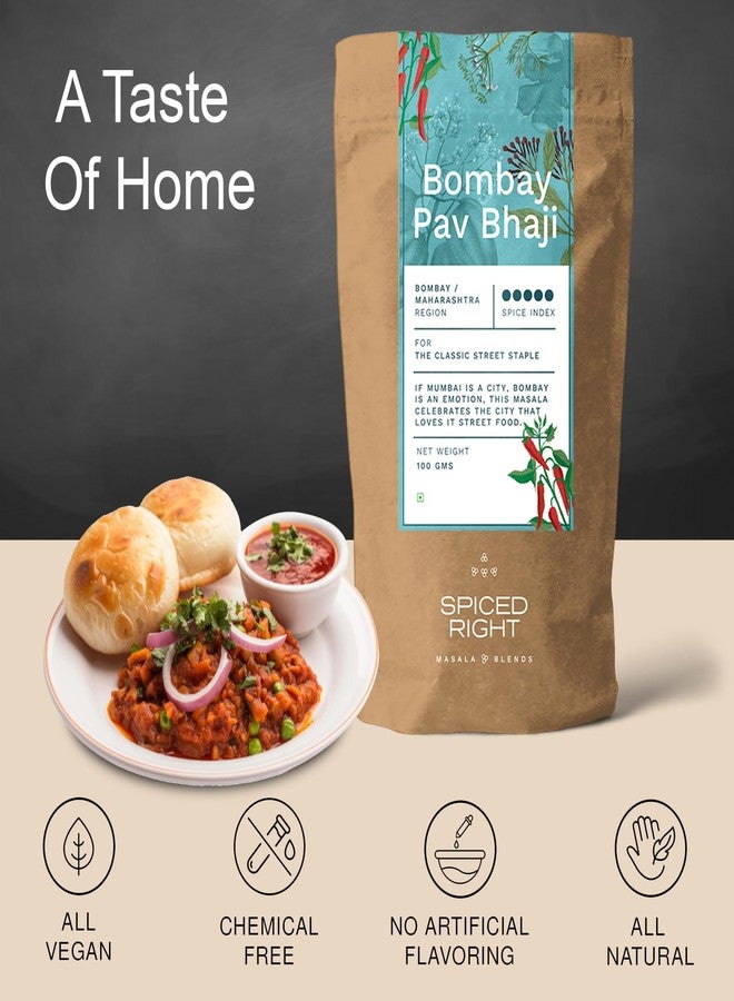 Spiced Right: Bombay Pav Bhaji Masala - Authentic 200g Blend for Pav Bhaji, Easy Cooking & Irresistible Flavors - Image 5