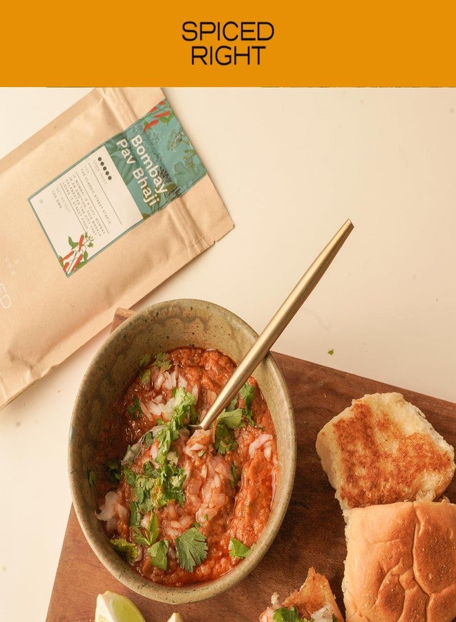 Spiced Right: Bombay Pav Bhaji Masala - Authentic 200g Blend for Pav Bhaji, Easy Cooking & Irresistible Flavors - Image 3