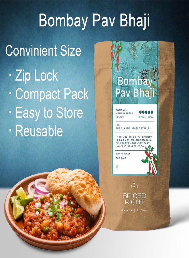 Spiced Right: Bombay Pav Bhaji Masala - Authentic 200g Blend for Pav Bhaji, Easy Cooking & Irresistible Flavors - Image 4