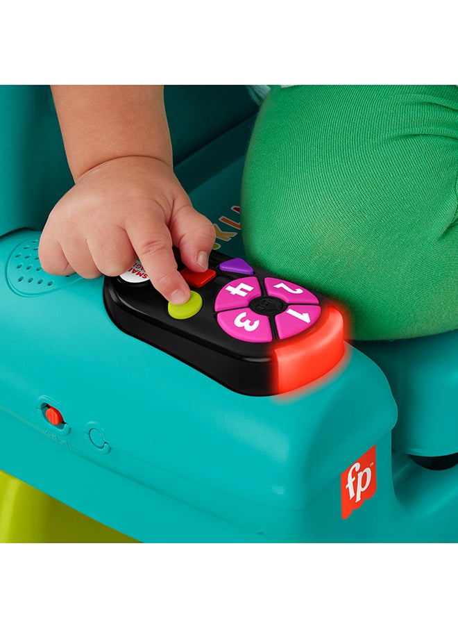 Fisher-Price Toddler Learning Toy Laugh & Learn Smart Stages Chair With Music Lights & Activities For Infants Ages 1+ Years, Teal  - Image 5