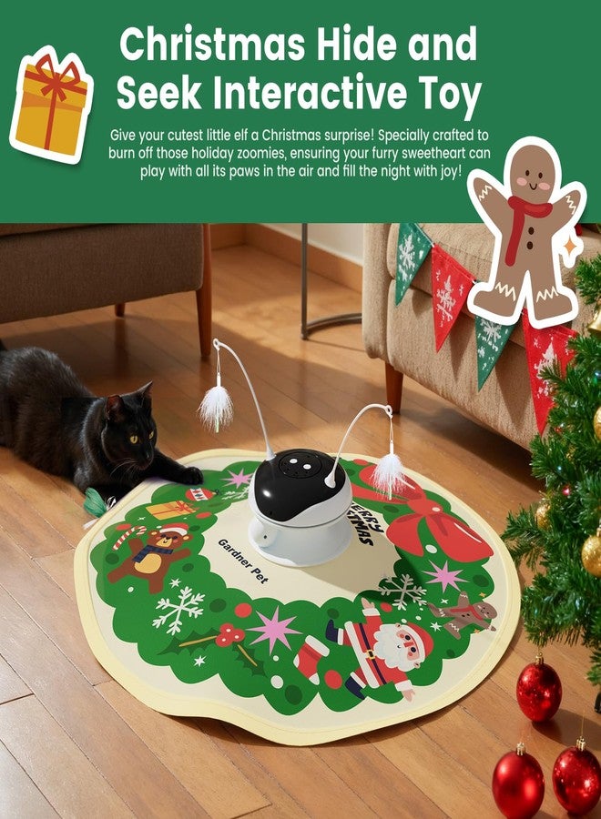 Gardner Pet Interactive 5in1 Cat Toys Chargeable,Moving Feather,Laser Pointer,Track Ball,Hide and Seek,Real Bird Sing,Touch/Sound Activated Cat Kitten Toy Exercise Toys for Indoor Bored Cats, 600mAh - Image 3