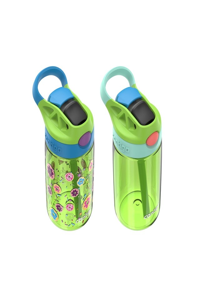 Contigo Aubrey Paw Patrol Leak-Proof Spill-Proof Water Bottle with Autospout, 14oz, Paw Patrol Power Pups, Blue - Image 1