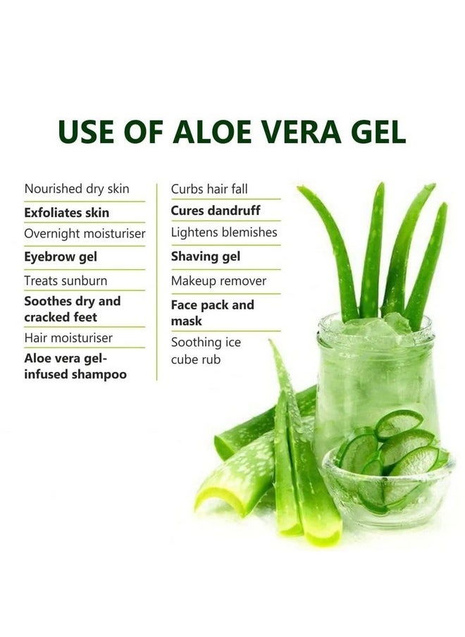 Green Leaf - Pure Aloe Vera Skin Care Gel For Acne, Rash, 120G - Image 1