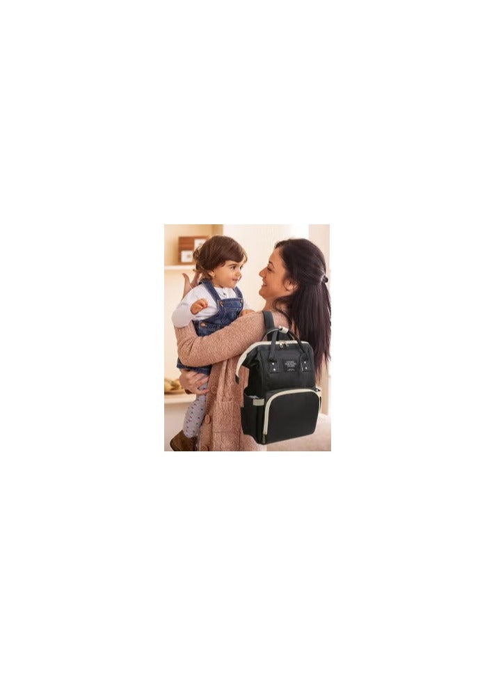 hanso diaper bag with bed diaper bag backpack travel baby bed Large Capacity Maternity Bag - Waterproof Baby Bed, Diaper Changing Backpack, and Baby Care Handbag in One  - Image 2
