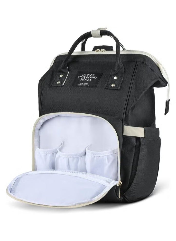 hanso diaper bag with bed diaper bag backpack travel baby bed Large Capacity Maternity Bag - Waterproof Baby Bed, Diaper Changing Backpack, and Baby Care Handbag in One  - Image 3
