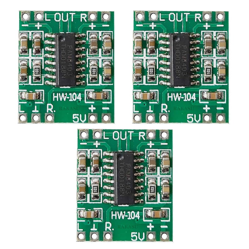 ® plastic Pam8403 Dc 5V Class D Mini Digital Audio Amplifier Board Module Green (3)