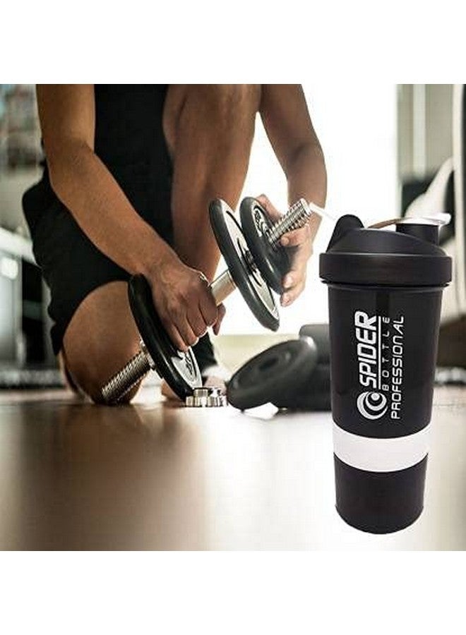 TRUE INDIAN True Indian Special Combo Pack of 2 Gym Shaker and Protein Whey/Shaker Bottle/Protein Shaker Bottle/Gym Bottle/Water Bottle/Protein Shaker (1 Gym Shaker+ 1 Whey) (White) (White) - Image 2