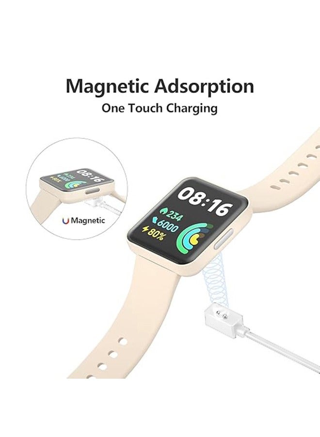 Ocean 1 Pack Charger Compatible with Xiaomi Redmi Watch 2/Redmi Watch 2 Lite/Redmi Watch 3/Mi Band 7 Pro, Portable Magnetic Replacement Charging Dock with 1M USB Charge Cable Cord - White  - Image 4