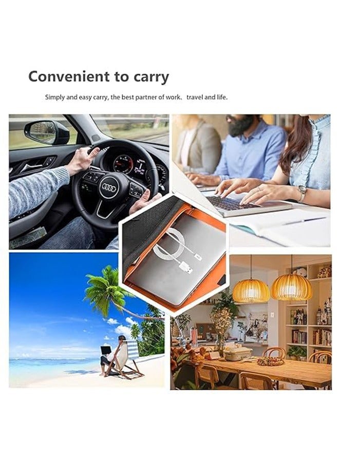 Ocean 1 Pack Charger Compatible with Xiaomi Redmi Watch 2/Redmi Watch 2 Lite/Redmi Watch 3/Mi Band 7 Pro, Portable Magnetic Replacement Charging Dock with 1M USB Charge Cable Cord - White  - Image 5