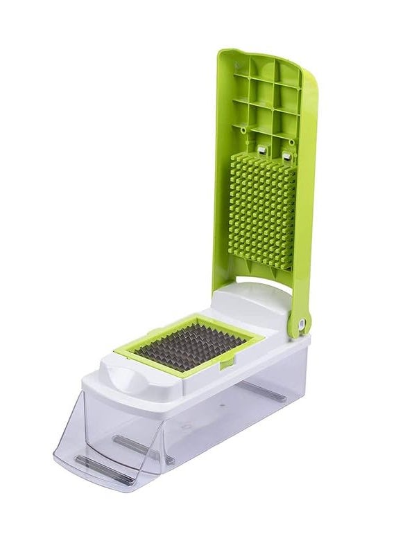 Drashti Villa - Drashti Villa 12 in 1 Multipurpose Vegetable and Fruit Cutter Greater Chopper and Slicer Dicer Abs Plastic Body and Stainless Steal Blade for Slicer Dicer 1 Chopper Set in 12 Slicer Cutter - Image 1
