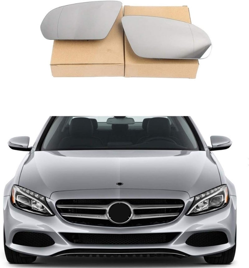 Wivplex Heated Left Side Rearview Mirror Glass for Benz - Image 2