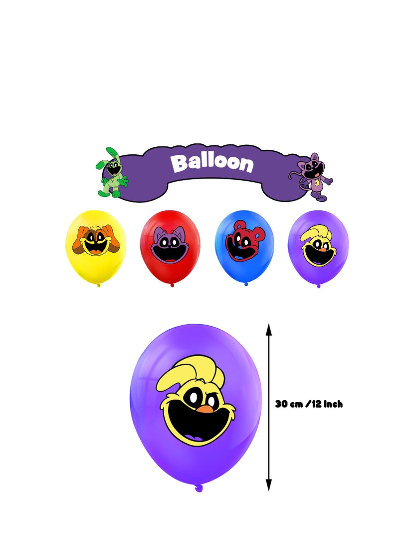 XiuWoo Smiling Critters  Birthday Party Supplies and Decorations Set, Kids Birthday Party Supplies Princess Theme Balloons Kit Perfect For Your Kids Birthday Party Decorations - Image 4