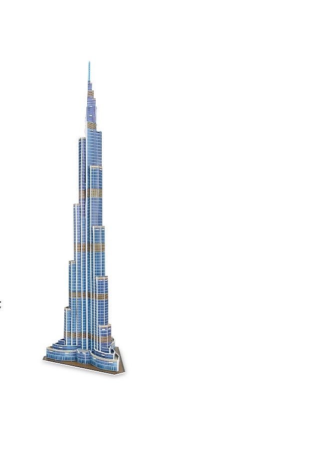 Beauenty 3d model of world architecture stereo puzzle Burj Dubai