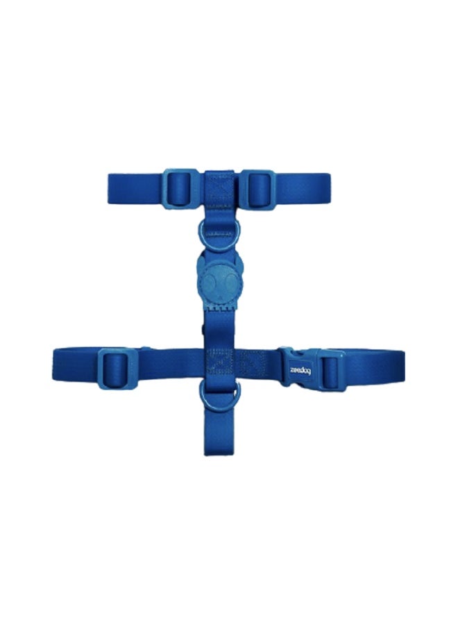 Zee Dog Neopro Blue Dog H-Harness - Large