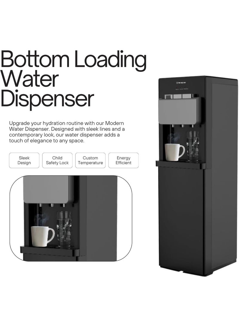 Westinghouse Westinghouse USA Bottom Loading Water Dispenser for 5 Gallon Bottles – 3 Temperatures with Hot, Cold and Room Spouts - Efficient for Both Office and Home Use with Child Safety Lock - 2 Years Warranty - Image 5
