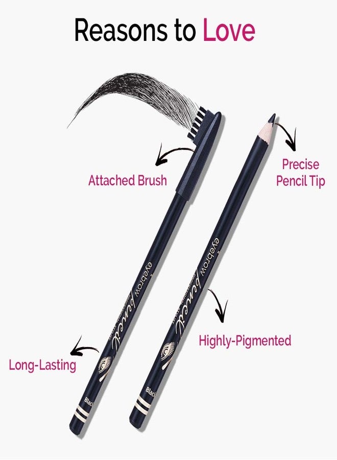 جلام 21 قلم تحديد الحواجب Glam21 للمحترفين | مُحسّن للحواجب مع فرشاة سبولي | غني بالأصباغ | مقاوم للتلطخ والانتقال | يدوم طويلاً | انسيابي وسهل الاستخدام - بني، 1.2 غرام - Image 5