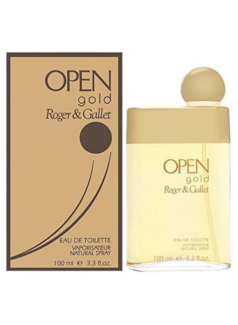 Open Gold by Roger & Gallet for Men - Eau de Toilette, 100 ml