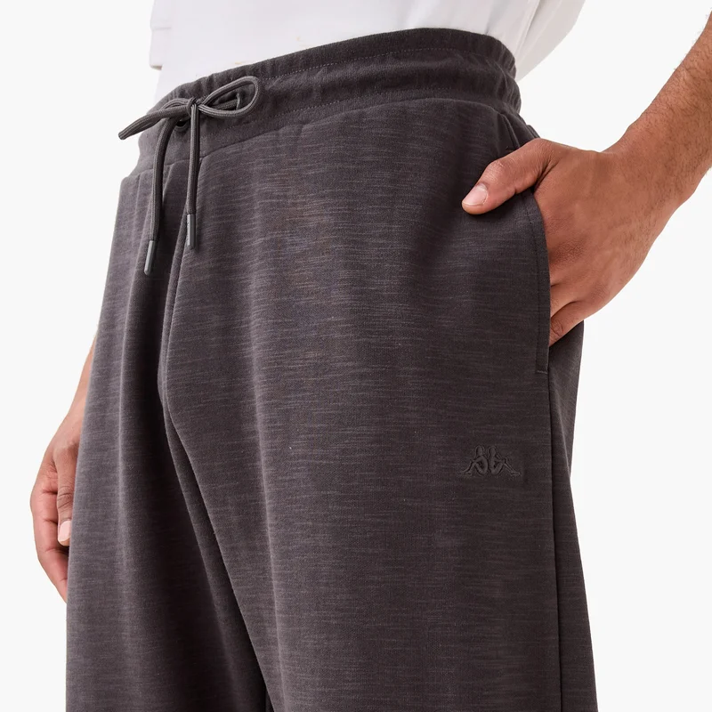 Kappa  Kappa Regular Fit Logo Detail Joggers with Drawstring Closure and Pockets for Men | Best Price UAE
