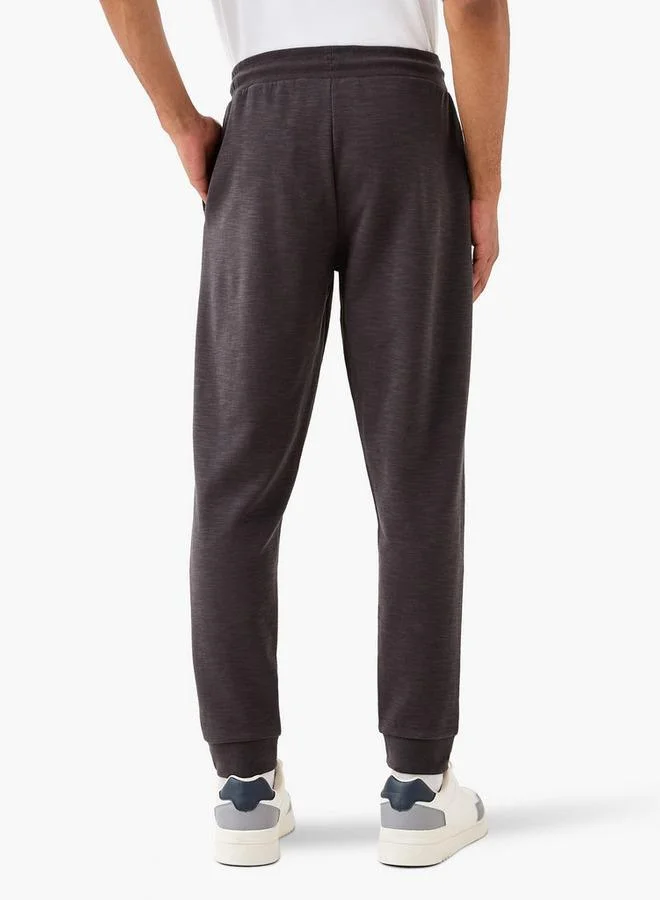Kappa  Kappa Regular Fit Logo Detail Joggers with Drawstring Closure and Pockets for Men | Best Price UAE