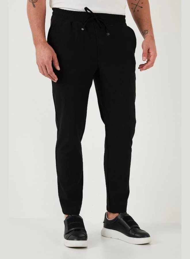 Buratti  Buratti Stretch Regular Fit Normal Waist Straight Leg Jogger Pants Men's TROUSERS CF25617953 for Men | Best Price UAE