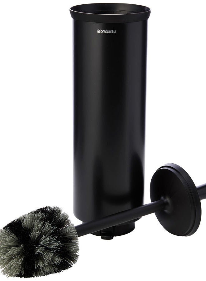 brabantia Black Toilet Brush and  Holder - Image 4