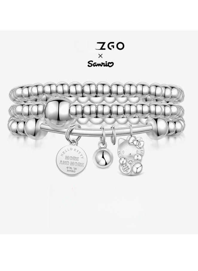 ZGO Silver Bracelet For Girls With Niche Design, Pure Silver Bracelet For Gifting To Girlfriends - Image 1