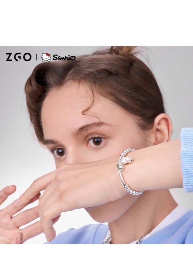 ZGO Silver Bracelet For Girls With Niche Design, Pure Silver Bracelet For Gifting To Girlfriends - Image 2