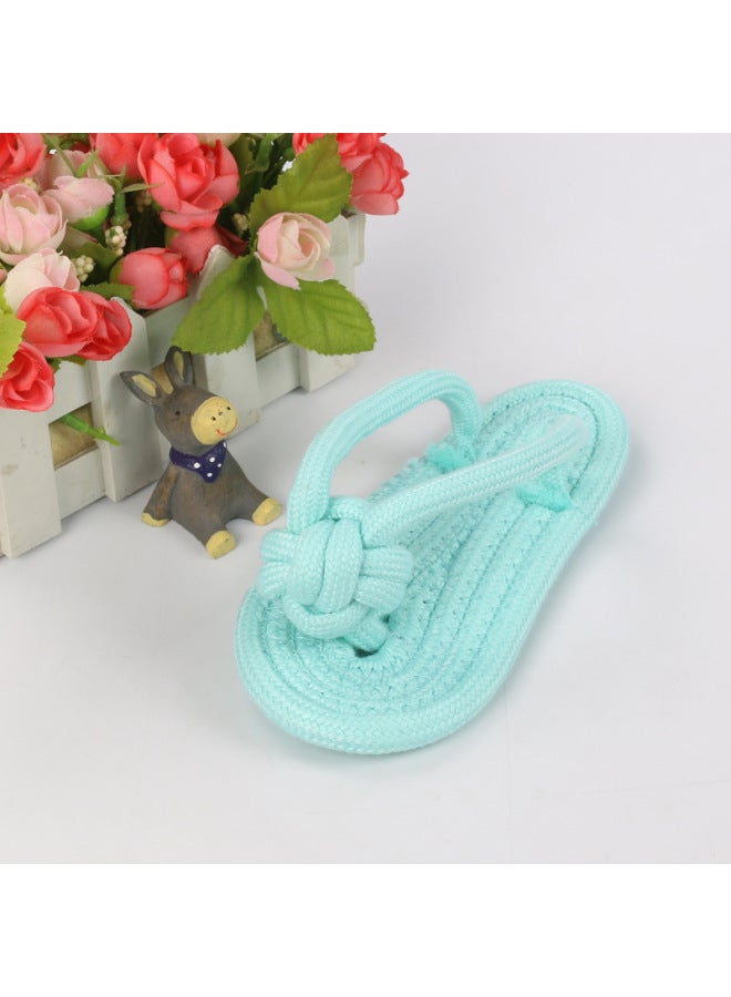 Hot Puppy Toys, Durable And Bite-resistant, Multi-color Cotton Rope Slippers, Teething Self-entertainment Rope Knot Pet Toys