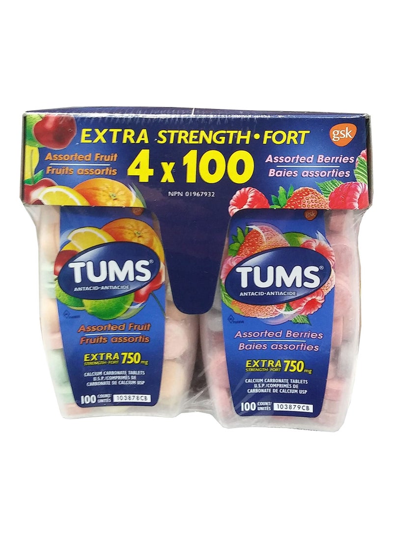 TUMS - أقراص مضادة للحموضة قابلة للمضغ بقوة إضافية - Image 1