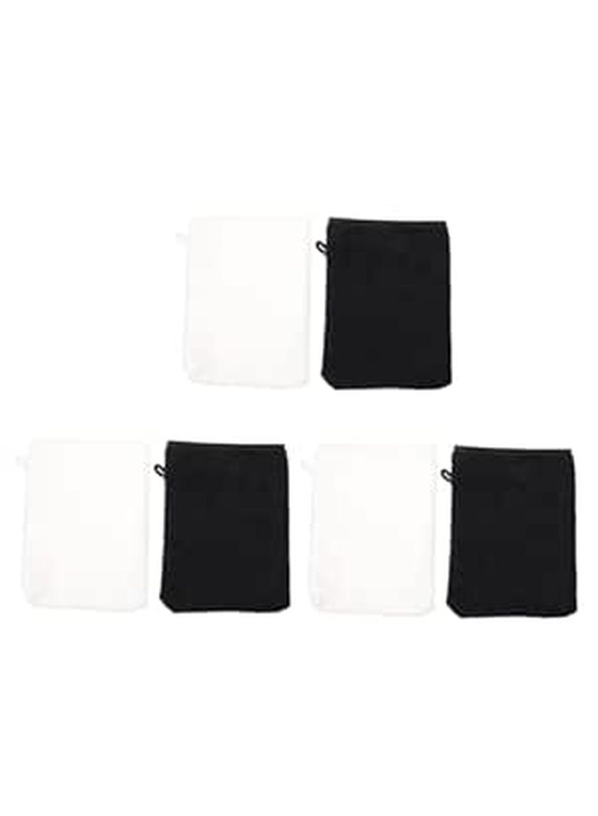 6 Pack Face Cleansing Gloves For Makeup Removal Shower Beauty Tool Fine Workmanship - Image 1
