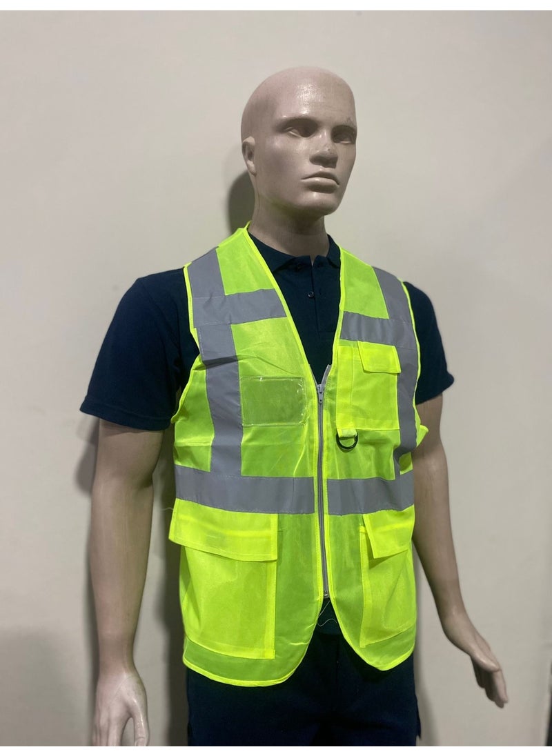 GEN Young Ahi Engineer Type Reflective Vest - Yellow  - Image 1