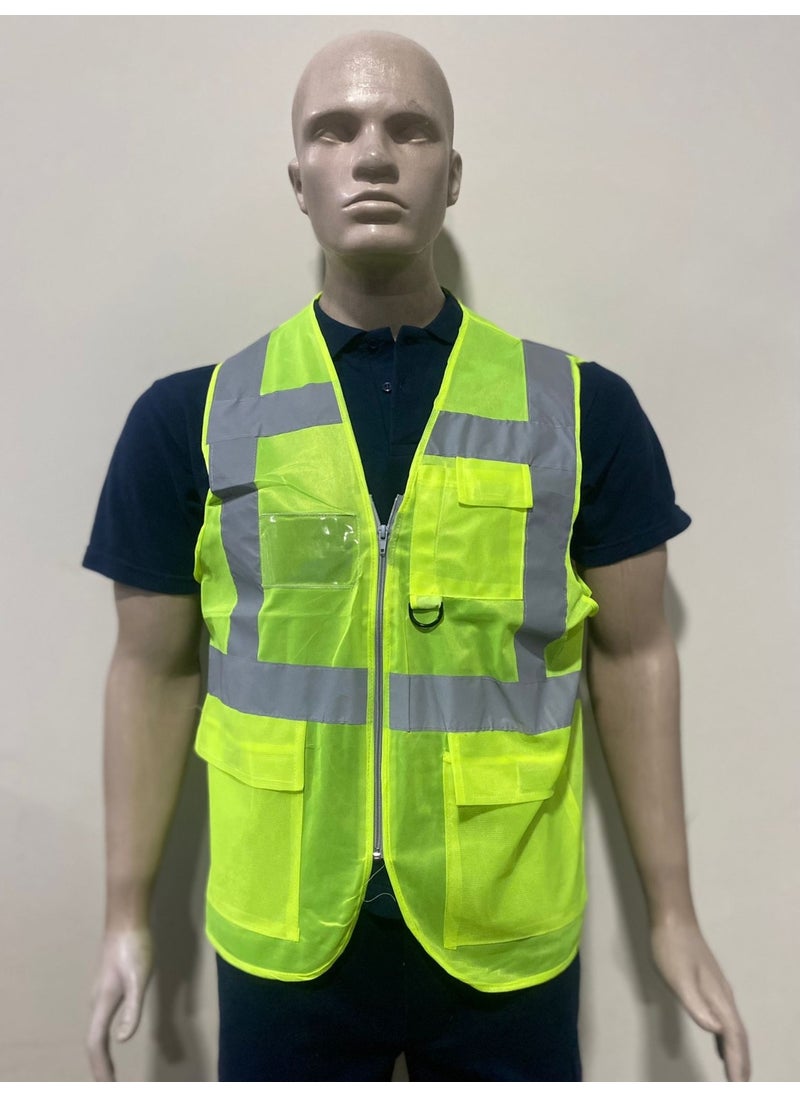 GEN Young Ahi Engineer Type Reflective Vest - Yellow  - Image 2