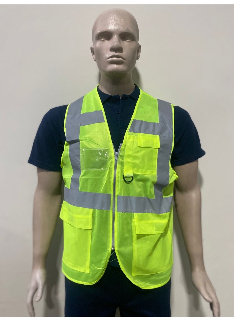 GEN Young Ahi Engineer Type Reflective Vest - Yellow  - Image 3