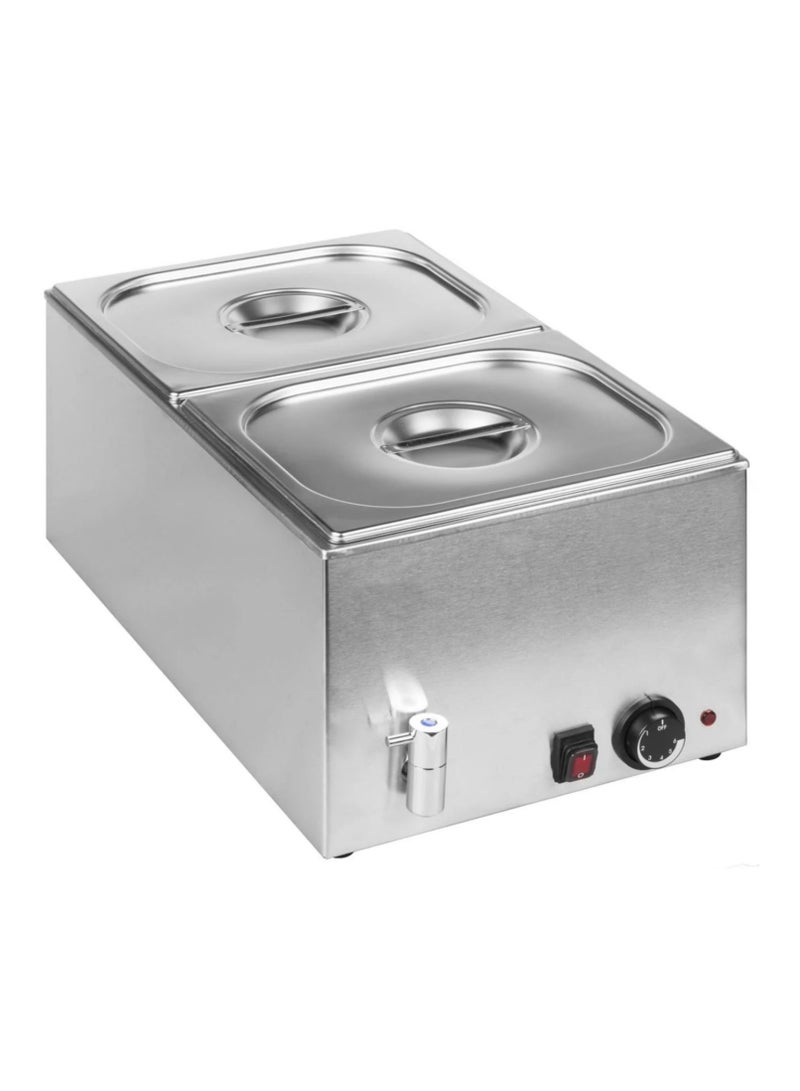 Electric Bain Marie with Drain - 8710 - 1/2 