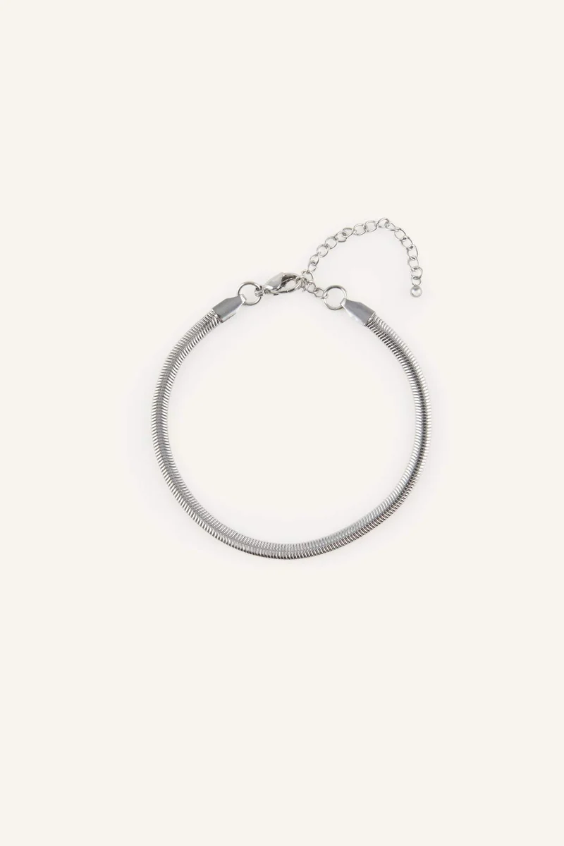 Man Silver Steel Bracelet