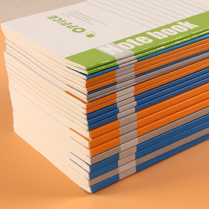A5 Soft Copy Notebook Thickeneded Horizontal Line Exercise Book Notepad Thick Diary Soft Copy Set - Image 3