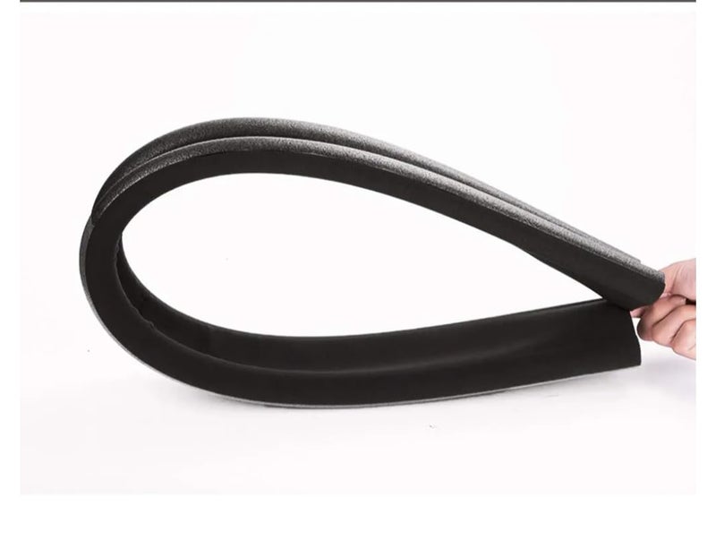 RndStore Double Door Draft Stopper Double Side Bottom Door Noise Draft Stopper for Interior Doors 96cm*8cm Available Black - Image 5