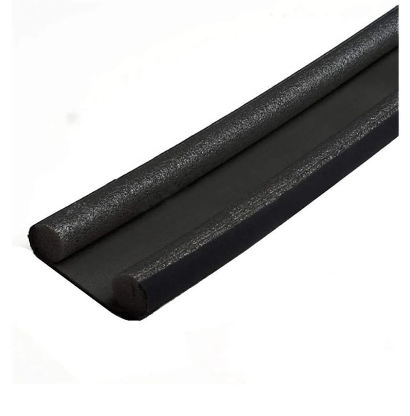 RndStore Double Door Draft Stopper Double Side Bottom Door Noise Draft Stopper for Interior Doors 96cm*8cm Available Black - Image 4