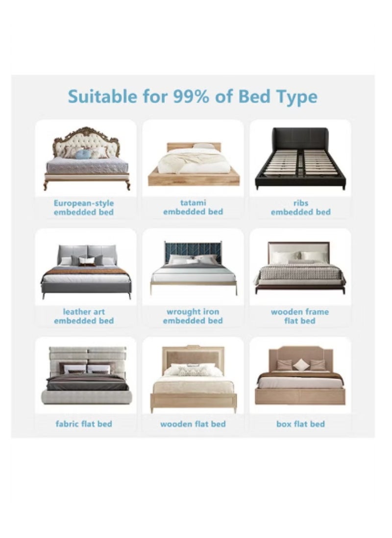 Generic - Bed Rail Guard Barrier For Baby, 200 X 98 CM, Adjustable Height & Foldable Safeguard Bed Rails - Image 1