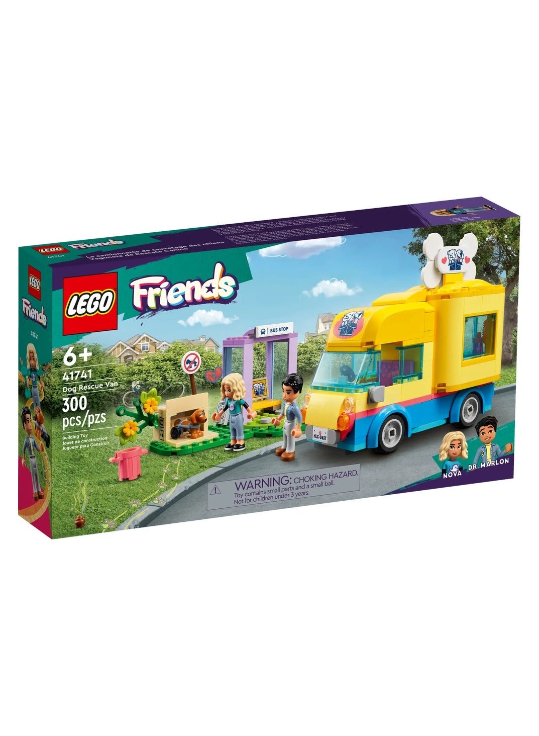 LEGO - Dog Rescue Van 300 Pieces - 41741