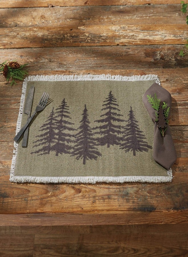 Park Designs Green Hemlock Placemat Set of 4 - Image 2