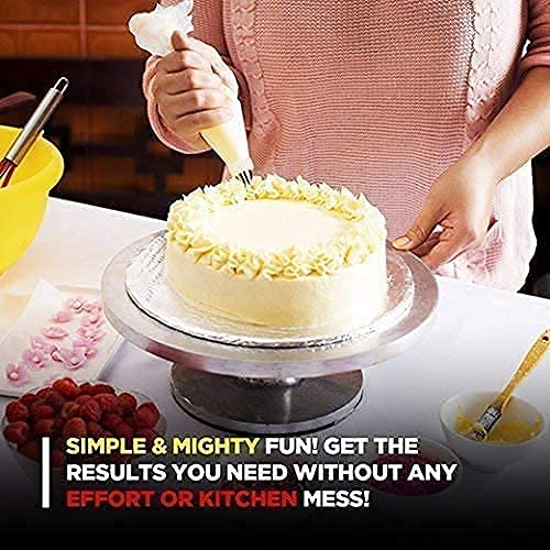 TAG3 TAG 3 ® Cardboard Round Glossy Corrugated 8 Inches Cake Base Board for Cakes | Set of 12 - Image 4