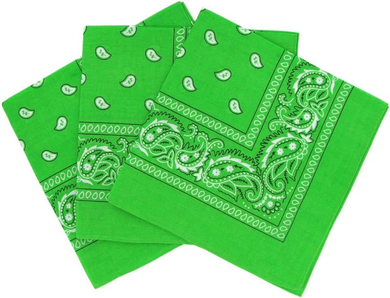 Boolavard 1s, 6s, 9s or 12 Pack Cowboy Bandanas Bandana with Original Paisley Pattern - Image 1
