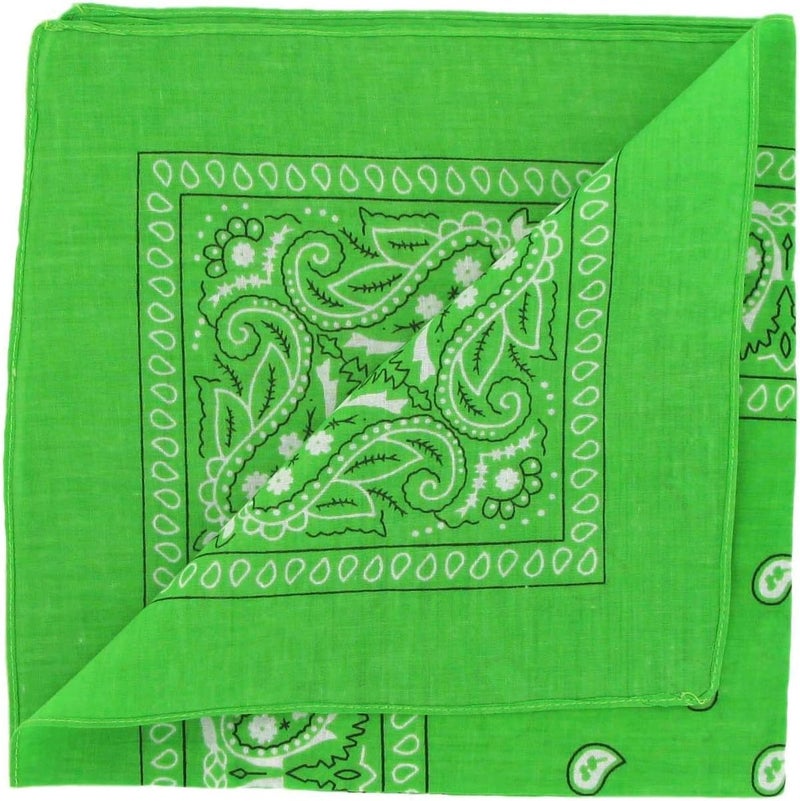 Boolavard 1s, 6s, 9s or 12 Pack Cowboy Bandanas Bandana with Original Paisley Pattern - Image 3