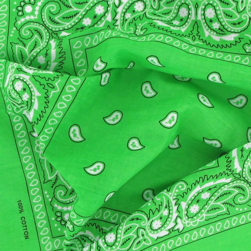 Boolavard 1s, 6s, 9s or 12 Pack Cowboy Bandanas Bandana with Original Paisley Pattern - Image 4