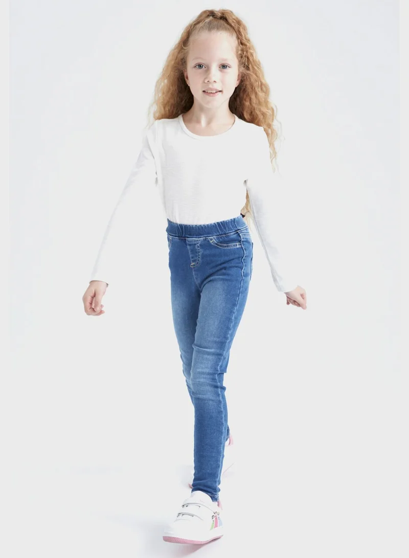 DeFacto Kids Denim Slim Fit Trousers