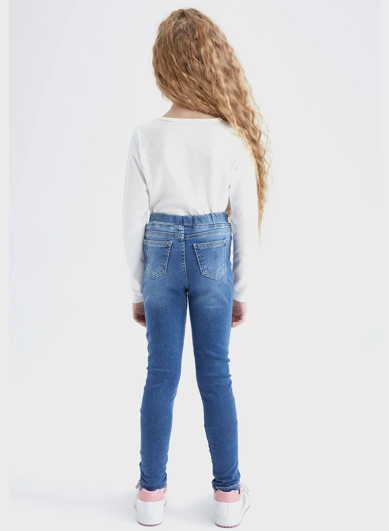 DeFacto Kids Denim Slim Fit Trousers